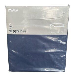 Ikea Dvala Fitted Sheet 401.500.02 Twin Size Navy Blue New Sealed